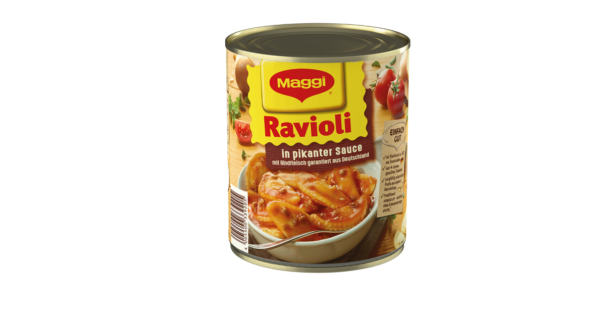 Maggi Ravioli in pikanter Sauce | maggi.de