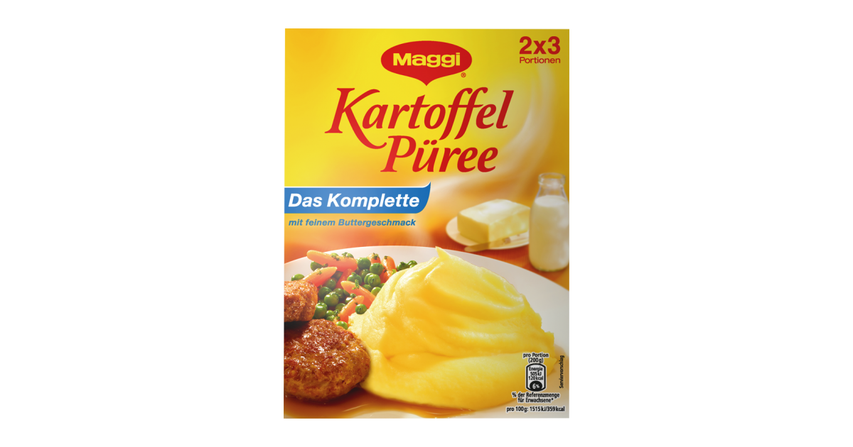 MAGGI Kartoffel Püree komplett mit feinem | maggi.de