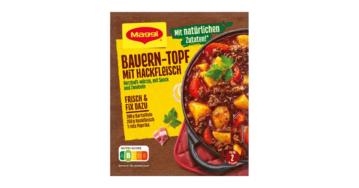 Maggi Fix für Bauern-Topf mit Hackfleisch | maggi.de
