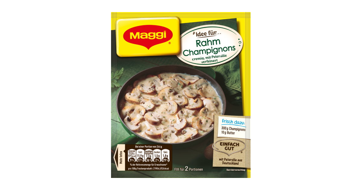 Maggi Fix für Rahm Champignons | maggi.de