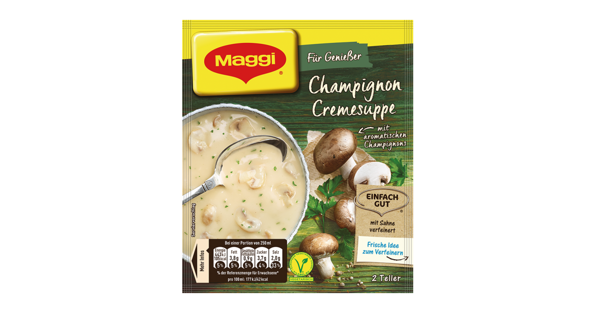 Maggi Für Genießer Champignon Cremesuppe | maggi.de