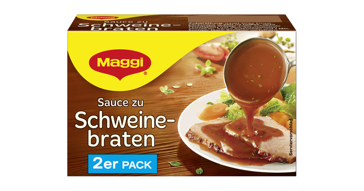 Maggi Sauce zu Schweinebraten (2er Pack) | maggi.de