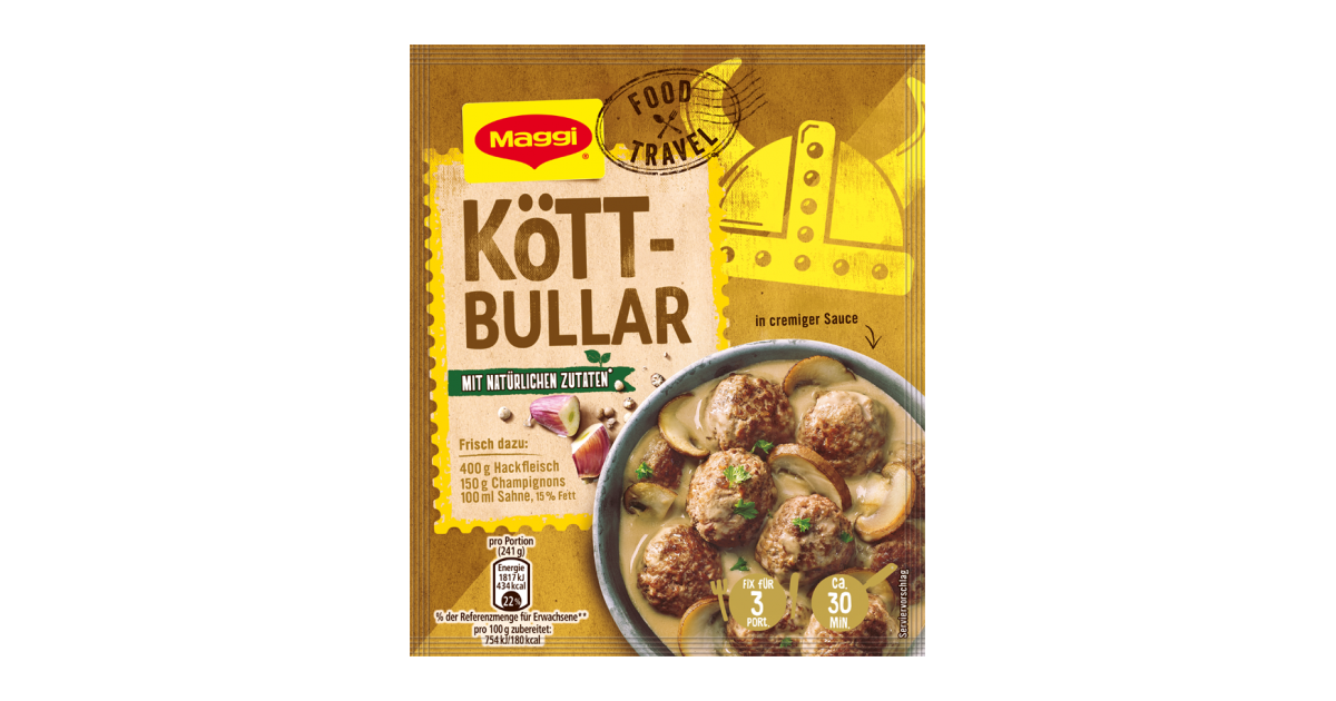 Maggi Food Travel Fix für Köttbullar | maggi.de