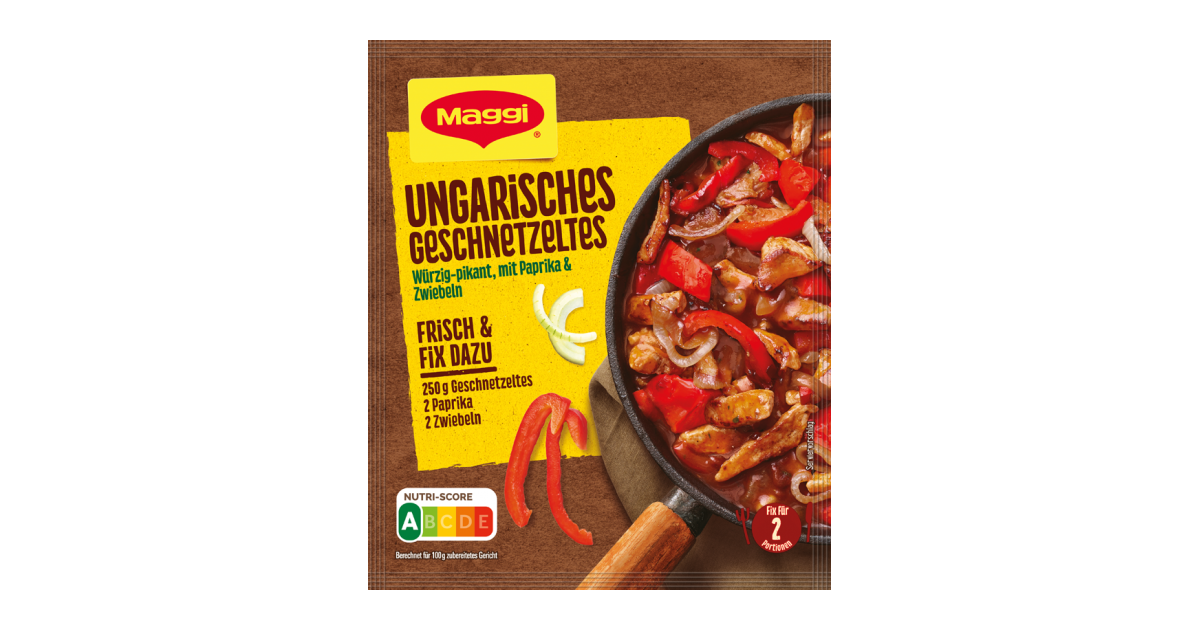 Maggi Fix für Ungarisches Geschnetzeltes | maggi.de