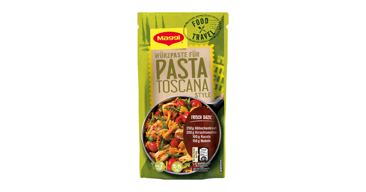 Maggi Food Travel Würzpaste für Pasta Toscana | maggi.de