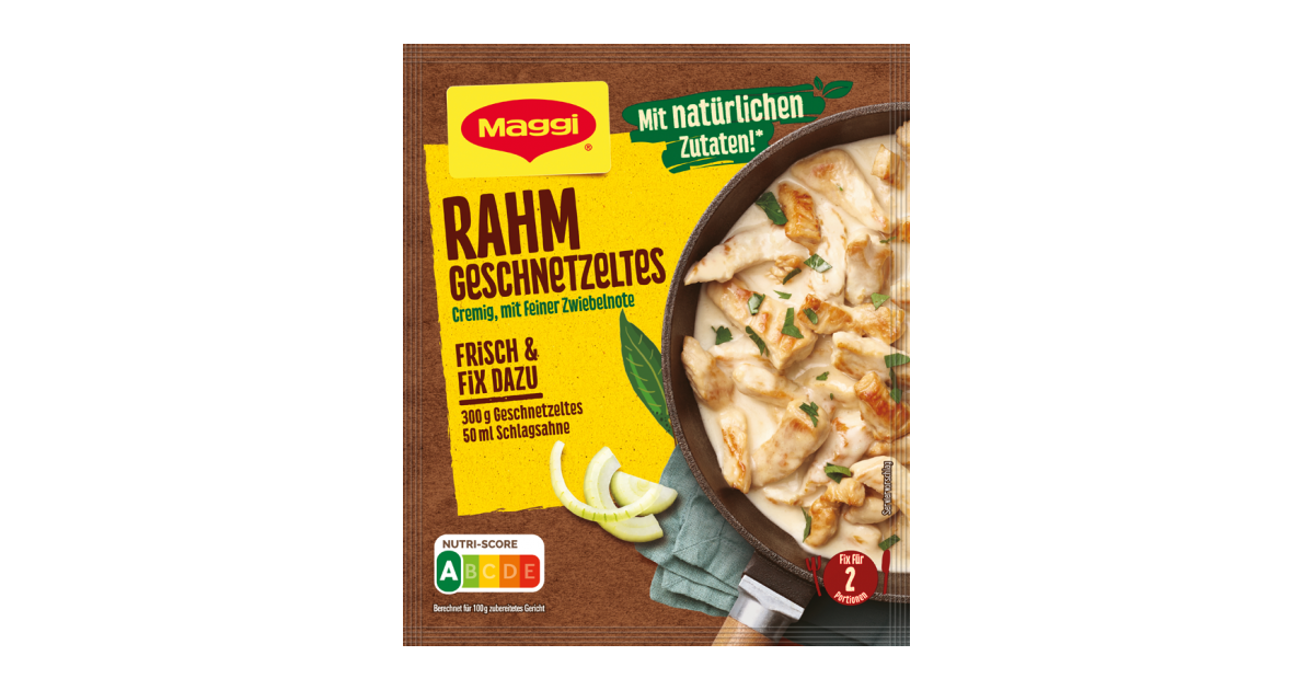 MAGGI Fix für Rahm Geschnetzeltes | maggi.de