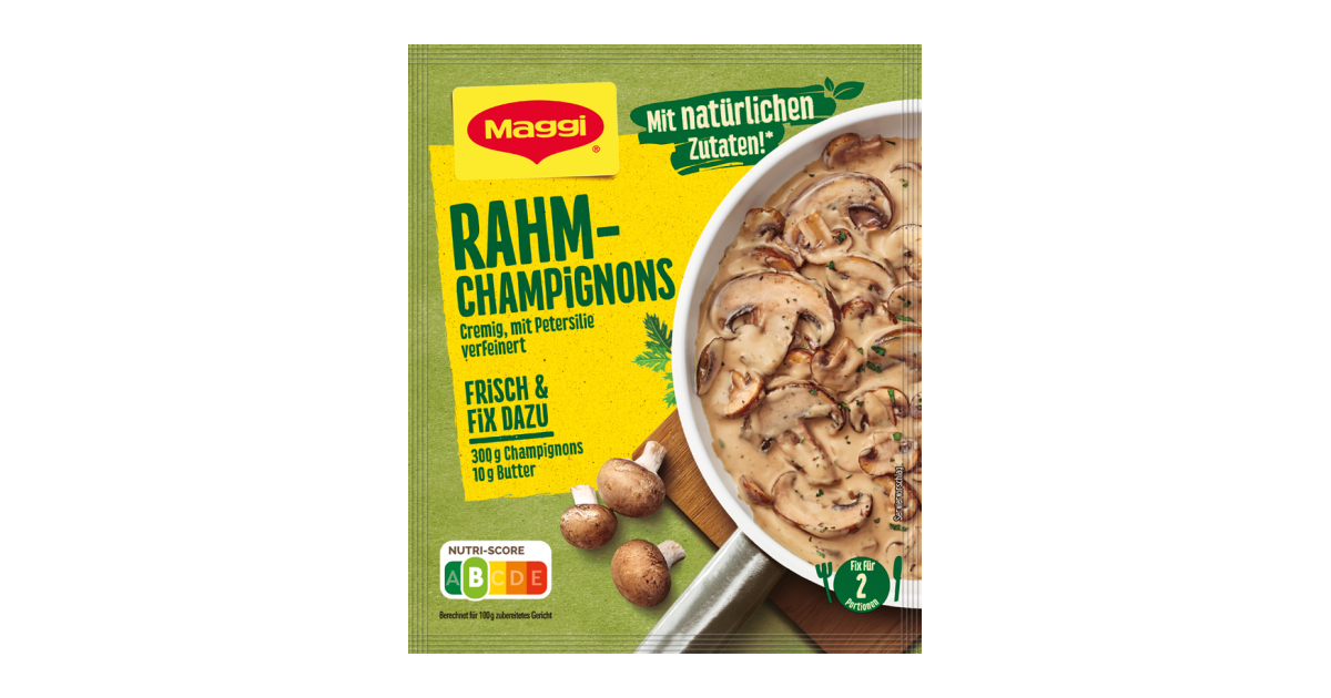 MAGGI Fix für Rahm-Champignons | maggi.de