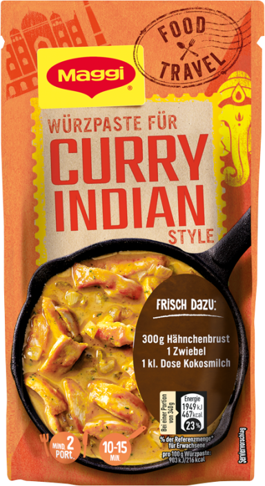 Maggi Food Travel Würzpaste für Curry Indian | maggi.de